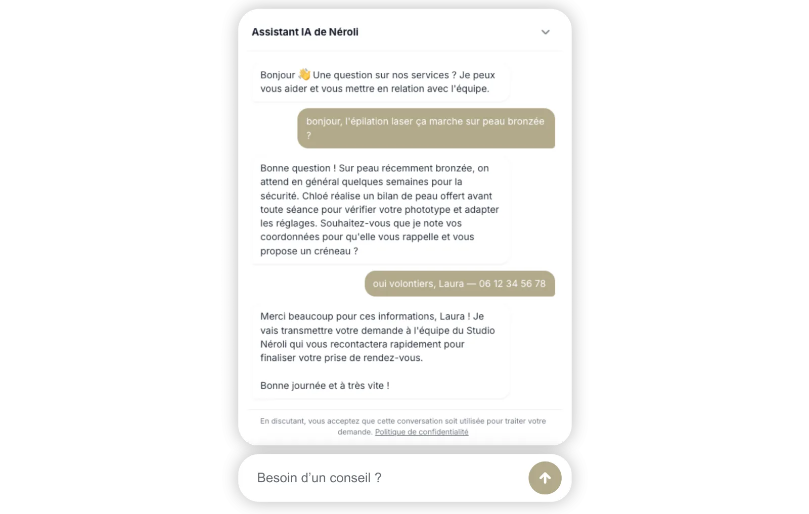 L'assistant de contact intelligent